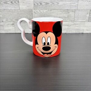 Mickey Mouse Ceramic Mug with a Half Mickey Icon Handle from the year 2000.